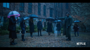 umbrella academy til begravelse